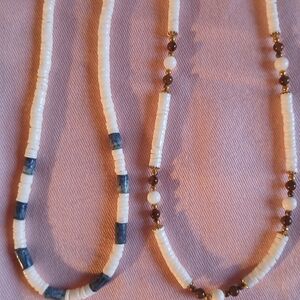 Two Vintage Necklaces And Bracelet Lot